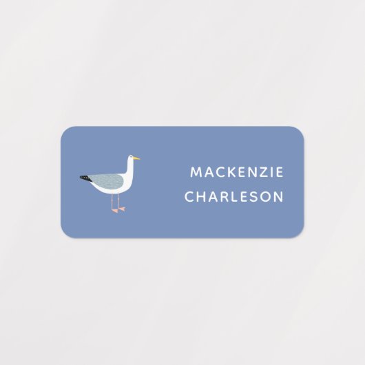 Gepersonaliseerde naam Seagull Labels (Design 1)