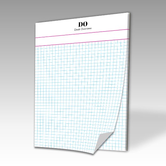 Gepersonaliseerde naam Small Square Graph Paper No Notitieblok
