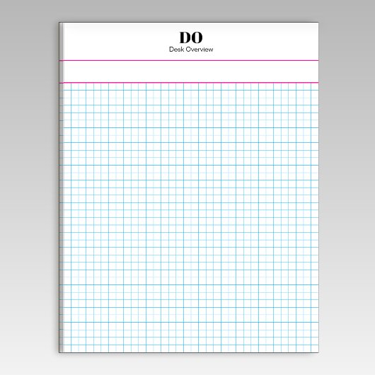 Gepersonaliseerde naam Small Square Graph Paper No Notitieblok