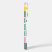 Gepersonaliseerde naam Speelse pastel Retro geomet Case-Mate iPhone Case (Achterkant / Rechts)