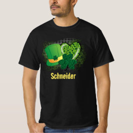 Gepersonaliseerde naam St Patrick's Day Shamrock C T-shirt