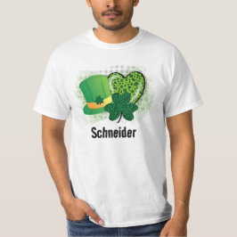 Gepersonaliseerde naam St Patrick's Day Shamrock C T-shirt