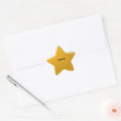 Gepersonaliseerde naam Star Sticker (Envelop)