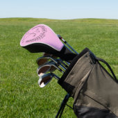 Gepersonaliseerde naam stijlvol golfheadcover (Insitu)