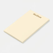 GEPERSONALISEERDE NAAM STIJLVOLE MODERNE KANTOOR S POST-IT® NOTES (Schuin)