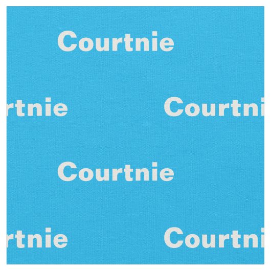 Gepersonaliseerde Naam Stof (Close Up)