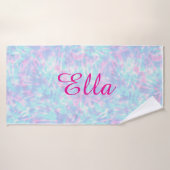 Gepersonaliseerde naam Stropdas & Die Badhanddoek (Badhanddoek)