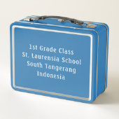 Gepersonaliseerde naam Student Pencil Blue (Achterkant)