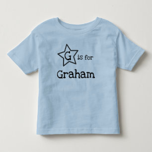 Gepersonaliseerde naam t-shirt voor jongen