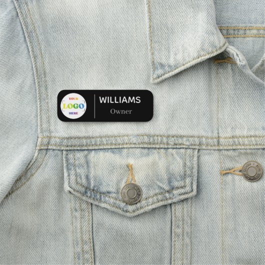 Gepersonaliseerde naam Tag Badge Pin (In situ)