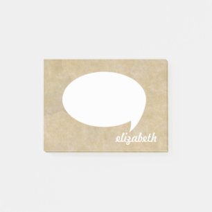 Gepersonaliseerde naam Talk Bubble Post-it® Notes