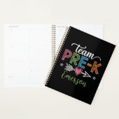 Gepersonaliseerde Naam Team Pre-K Pre-School Leraa Planner (Display)