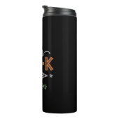 Gepersonaliseerde Naam Team Pre-K Pre-School Leraa Thermosbeker (Geroteerd rechts)