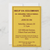 Gepersonaliseerde naam tekst evenement sport voetb kaart (Achterkant)