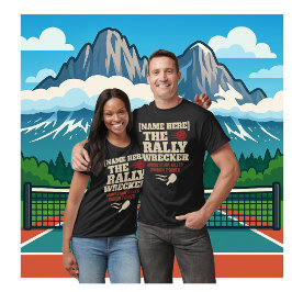 Gepersonaliseerde naam The Rally Wrecker T-shirt