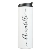 Gepersonaliseerde naam thermosbeker (Gedraaid links)