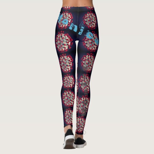Gepersonaliseerde naam Tribal Leggings (Achterkant)