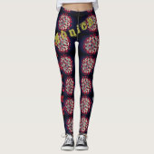Gepersonaliseerde naam Tribal Leggings (Voorkant)
