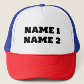 Gepersonaliseerde naam trucker pet (Voorkant)
