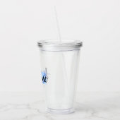 gepersonaliseerde naam tumbler acryl drinkbeker (Links)
