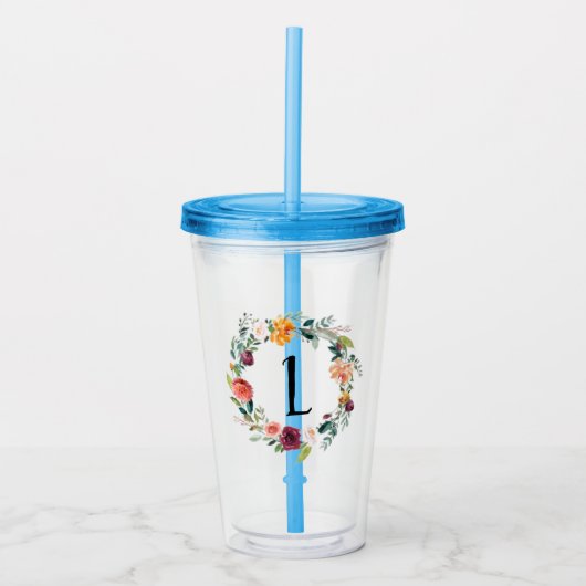 gepersonaliseerde naam tumbler acryl drinkbeker (Voorkant)