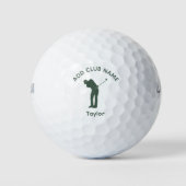 Gepersonaliseerde naam van de moderne countryclub golfballen (Voorkant)