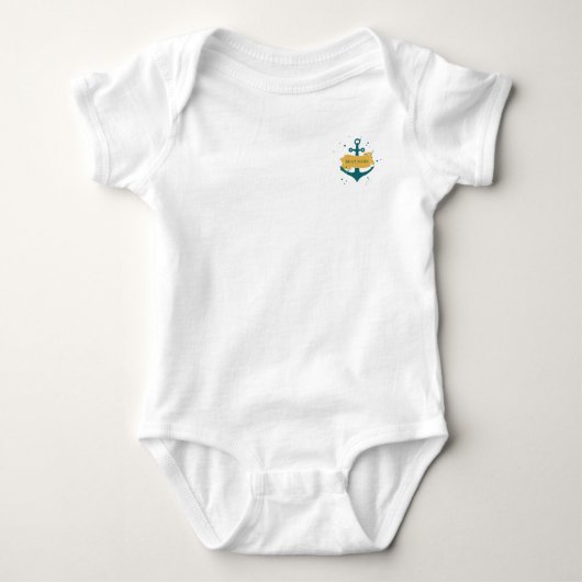 Gepersonaliseerde naam van de nautische boot polo (Voorkant)