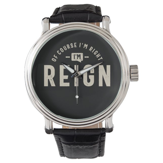 Gepersonaliseerde naam van de overheid horloge (Voorkant)