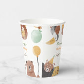 Gepersonaliseerde naam van de partij die dieren ve papieren bekers (Rechts)