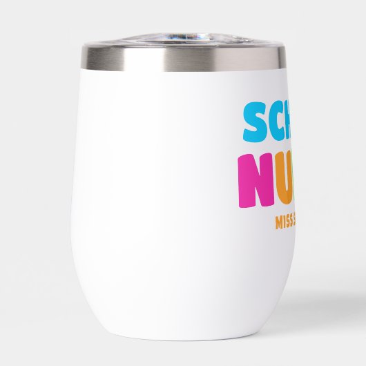 Gepersonaliseerde naam van de schoolverpleegkundig (Voorkant)