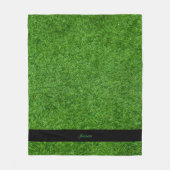 gepersonaliseerde naam van het gras fleece deken (Voorkant)