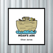 Gepersonaliseerde naam van Noah's Ark Boy Poster