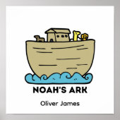 Gepersonaliseerde naam van Noah's Ark Boy Poster (Voorkant)