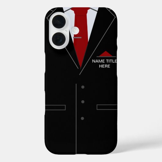 Gepersonaliseerde naam van uw bedrijf iPhone Case (Achterkant)
