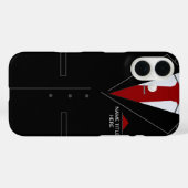 Gepersonaliseerde naam van uw bedrijf iPhone Case (Achterkant (horizontaal))