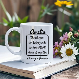 Gepersonaliseerde naam Verjaardag Gift Idee Grappi Koffiemok