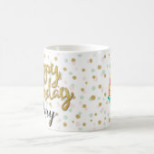 Gepersonaliseerde naam verjaardagsmeisje mok (Center)