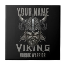 Gepersonaliseerde NAAM Viking Warrior Heritage