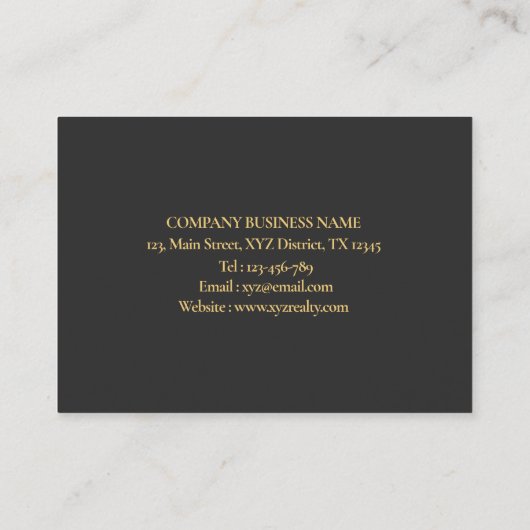 Gepersonaliseerde naam voor geruit patroon visitekaartje (Achterkant)