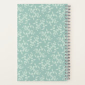 Gepersonaliseerde naam w / Initiaal & Victoriaans  Notitieboek (Achterkant)