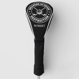 Gepersonaliseerde naam Wapens van Grass Destructio Golfheadcover