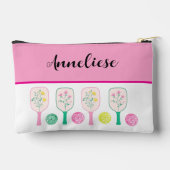 Gepersonaliseerde naam Waterverf Pickleball Paddle Etui (Achterkant)