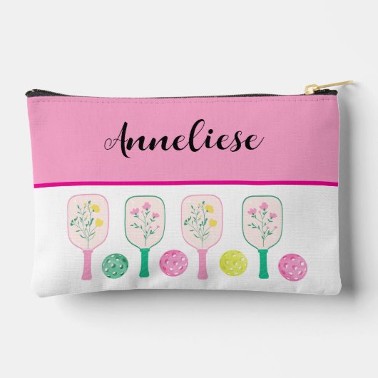 Gepersonaliseerde naam Waterverf Pickleball Paddle Etui (Achterkant)