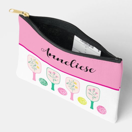 Gepersonaliseerde naam Waterverf Pickleball Paddle Etui (Open)