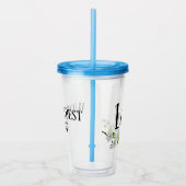 gepersonaliseerde naam / werelden beste tante tumb acryl drinkbeker (Rechts)