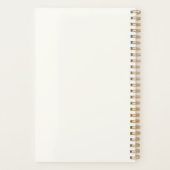 Gepersonaliseerde naam Whimsical Bicycle Schattige Planner (Achterkant)