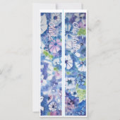 Gepersonaliseerde naam Whimsical Flowers Twee Blad (Voorkant)