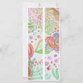 Gepersonaliseerde naam Whimsical Flowers Twee Blad (Voorkant)