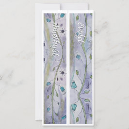 Gepersonaliseerde naam Whimsy Floral Twee Bladwijz