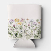 Gepersonaliseerde naam Wildflower Garden Blikjeskoeler (Achterkant)